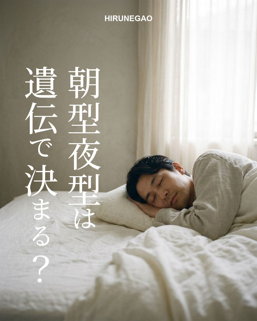 朝型・夜型は遺伝で決まる？時計遺伝子と睡眠の関係、朝が苦手な人の改善方法を解説
